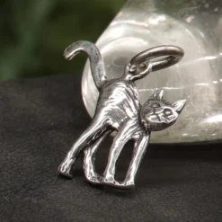 Katze Schmuck Kettenanhänger 925 Silber Tierschmuck