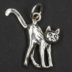 Katze Schmuck Kettenanhänger 925 Silber Tierschmuck