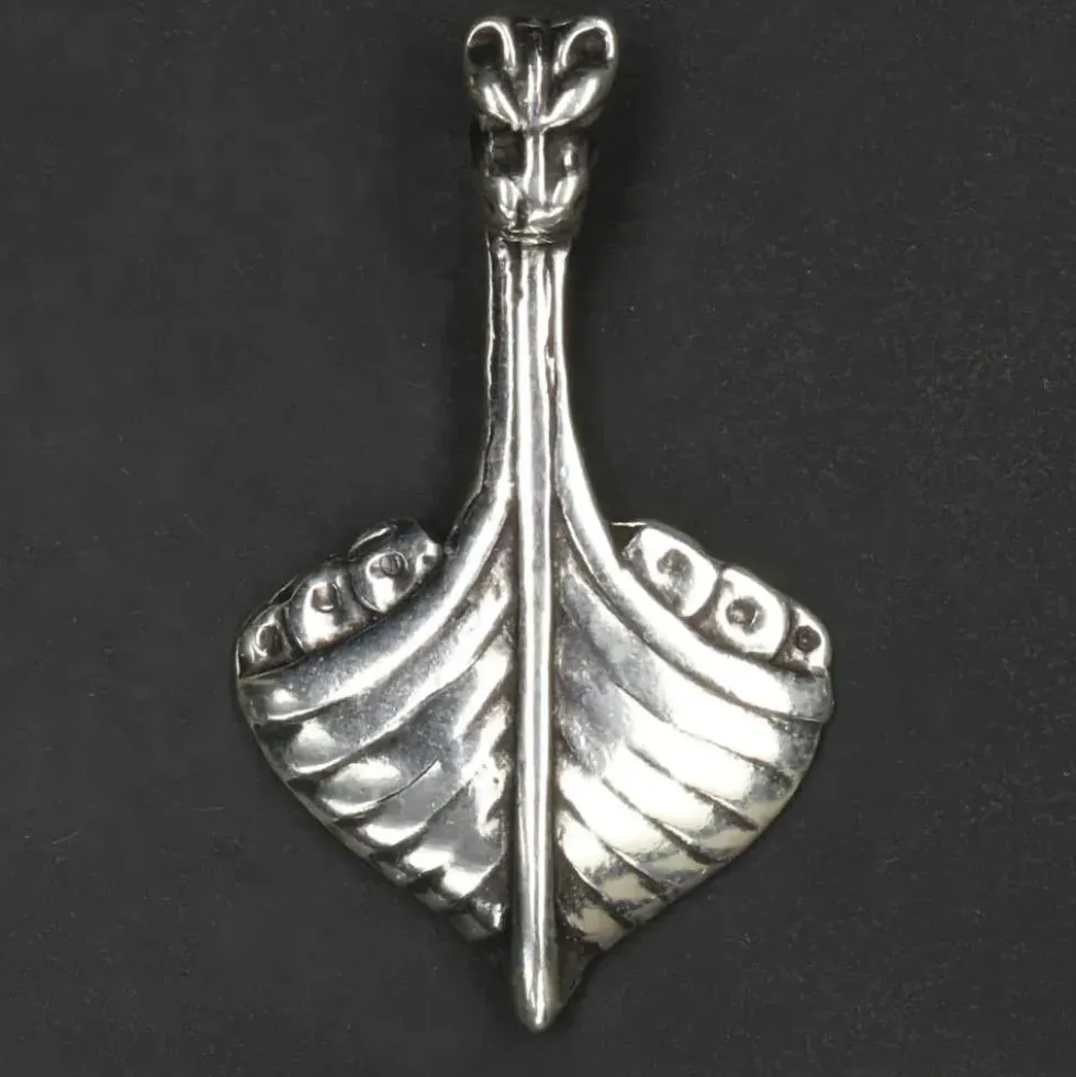 Keltenboot Schmuck Anhänger aus 925 Silber