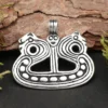 Keltenboot Schmuck Anhänger 925 Sterling keltischer Silber