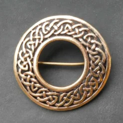 Kelten Brosche Bronze Gewandnadel Schmuck Mittelalter