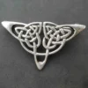 Kelten Brosche Dreieck 925 Silber