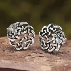 Kelten Knoten Ohrstecker 925 Silber Ohrschmuck