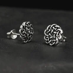 Kelten Knoten Ohrstecker 925 Silber Ohrschmuck