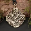 Keltenkreuz Anhänger Schmuck Bronze Mittelalter