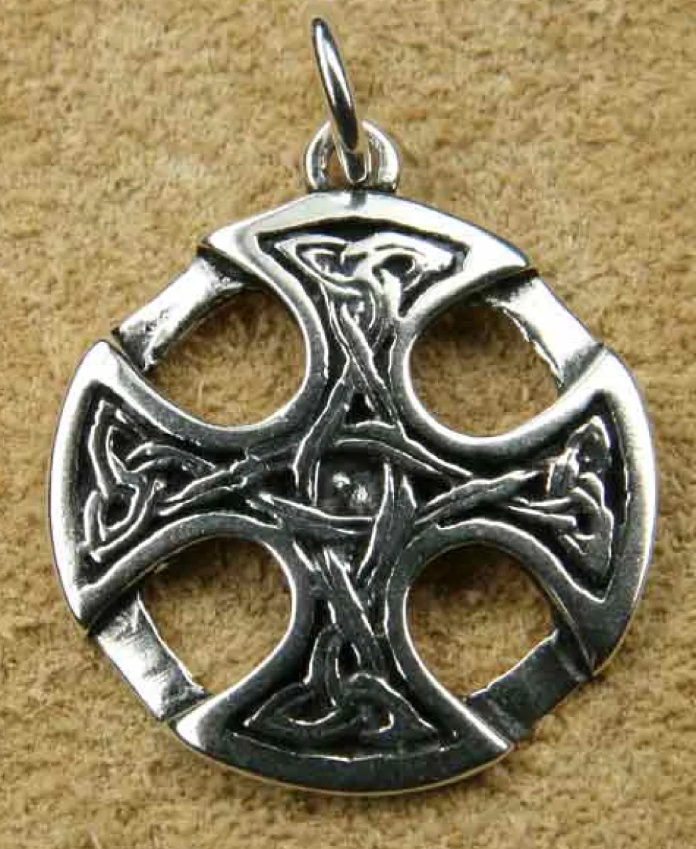 Keltenkreuz Knoten Schmuck Anhänger aus Silber 925
