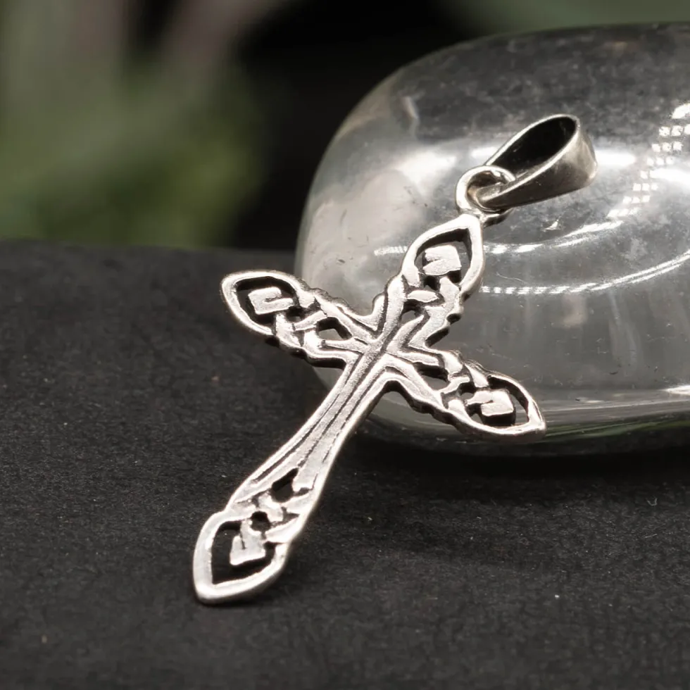 Kelten Kreuz Schmuck Kettenanhänger 925 Silber