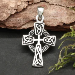 Keltenkreuz 925 Silber Schmuck Kettenanhänger 925/000