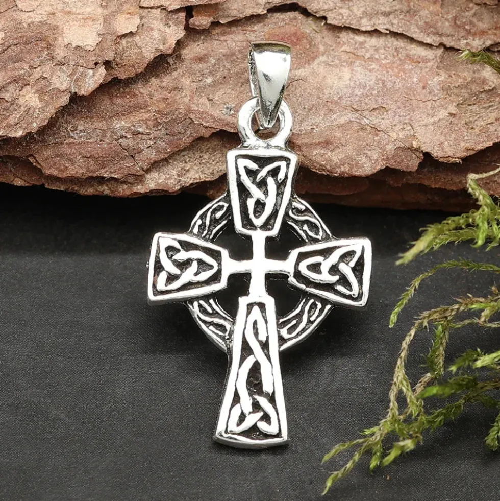 Keltenkreuz 925 Silber Schmuck Kettenanhänger 925/000