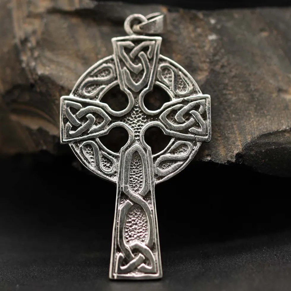 Keltenkreuz Silber Schmuck Ketten Anhänger 925 Silber