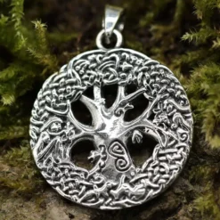 Kelten Lebensbaum Schmuck Anhänger aus Silber 925