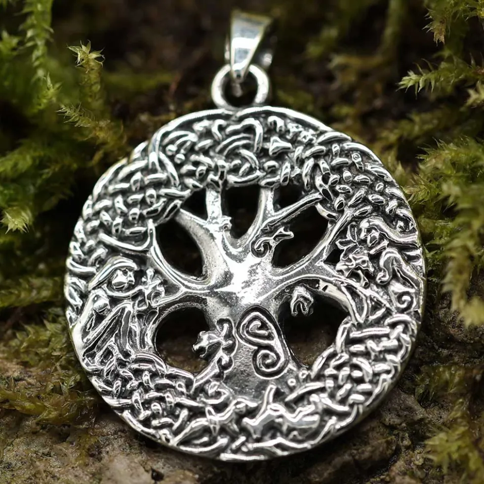 Kelten Lebensbaum Schmuck Anhänger aus Silber 925