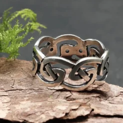 Kelten Ring keltischer Schmuck Silber Bandring Keltenknoten 925 Silber