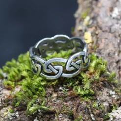 Kelten Ring keltischer Schmuck Silber Bandring Keltenknoten 925 Silber