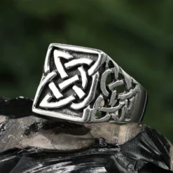 Kelten Ring Siegelring keltische Knoten 925 Silber