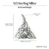 Kelten Schmuck Anhänger 925 Silber Dreieck keltischer Kettenanhänger
