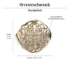 Kelten Vierjahreszeiten Brosche Bronze Gewandnadel Schmuck Mittelalter