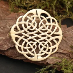 Kelten Vierjahreszeiten Brosche Bronze Gewandnadel Schmuck Mittelalter