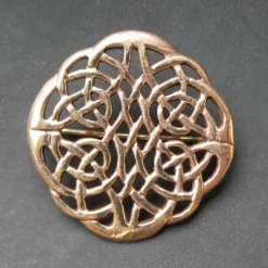 Kelten Vierjahreszeiten Brosche Bronze Gewandnadel Schmuck Mittelalter