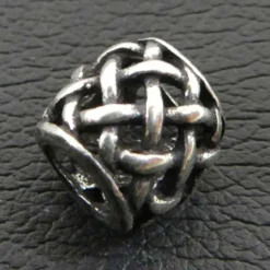Keltische Bartperle Keltenknoten 925 Silber Bartschmuck