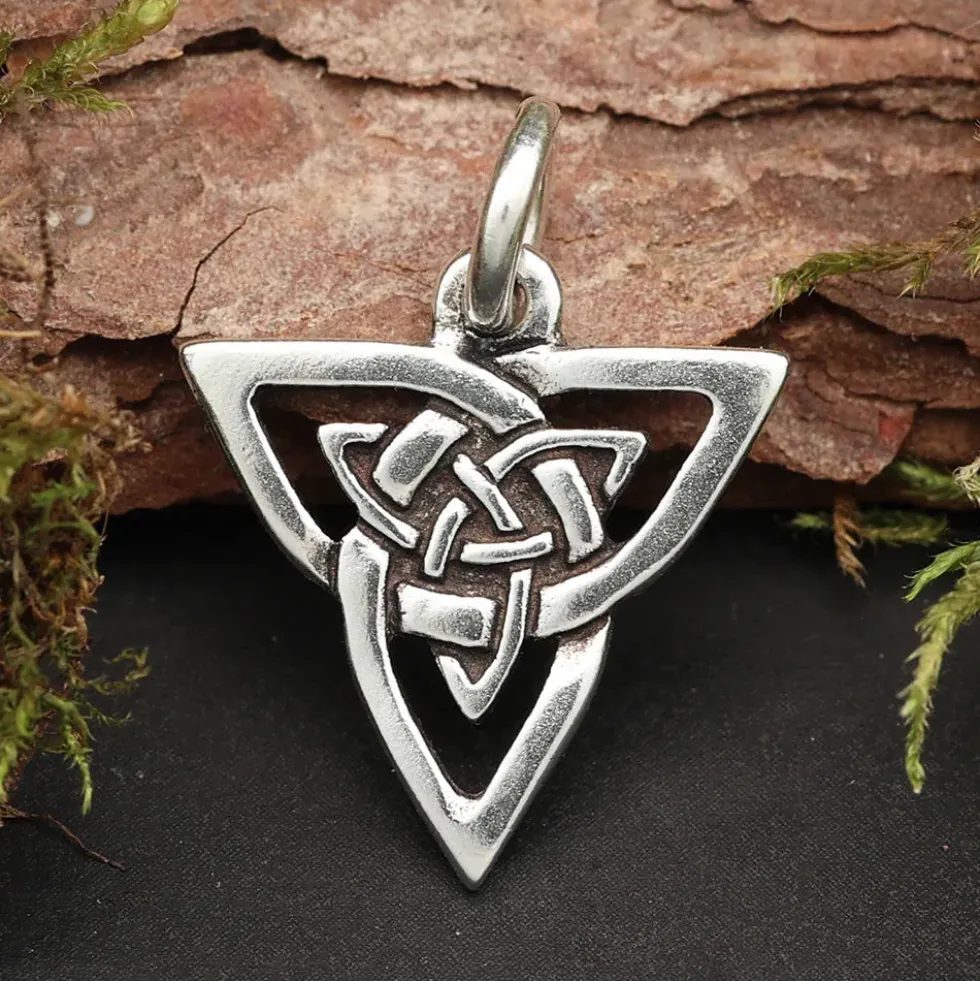 Keltische Drei Schmuck 925 Silberschmuck Anhänger