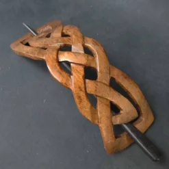 Keltische Haarspange Haarschmuck Holzschmuck geschnitzt