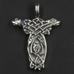 Keltische Hunde Schmuck Anhänger 925 Silber