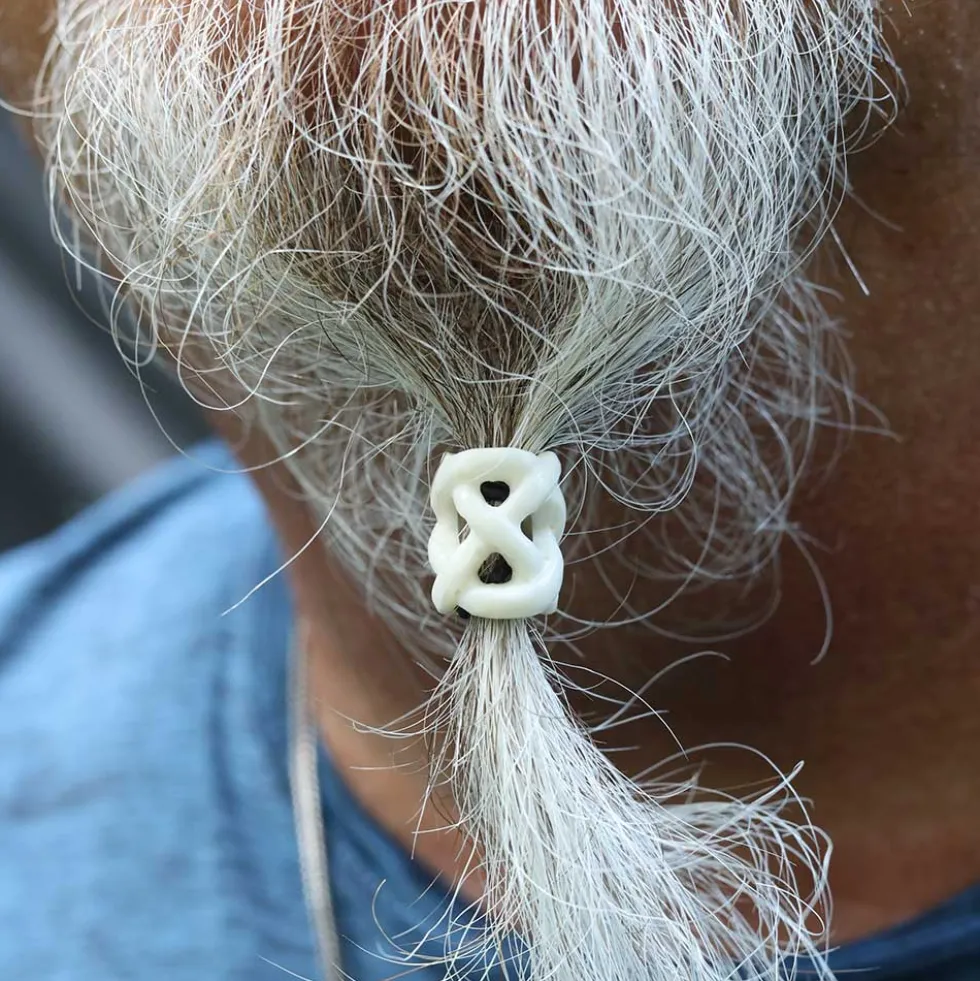 Keltische Knochen Bartperle Bartschmuck