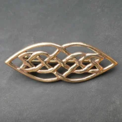 Keltische Knoten Brosche Bronze Gewandnadel Schmuck Mittelalter