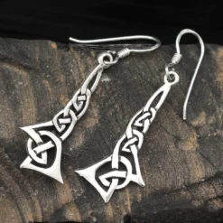 keltische Ohrhänger 925 Sterlingsilber Keltenknoten (Paar)