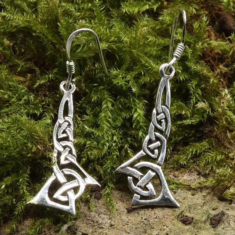 keltische Ohrhänger 925 Sterlingsilber Keltenknoten (Paar)