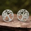 Keltischer Baum 925 Silber Ohrschmuck Ohrring