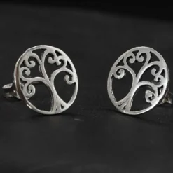 Keltischer Baum 925 Silber Ohrschmuck Ohrring