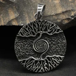 Keltischer Lebensbaum Silber Anhänger 925 Silber mit Symbol