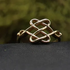Keltischer Messing Ring zeitloser Schmuck Damen Jungen