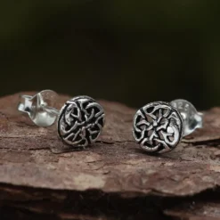 Keltischer Ohrstecker 925 Silber Ohrschmuck