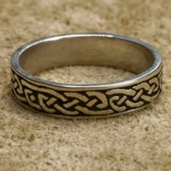 Keltischer Ring Schmuck Partnerring 925 Sterlingsilber Damen Herren Freundschaft Bandring