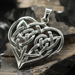 Keltisches Herz Schmuck Anhänger aus Silber 925