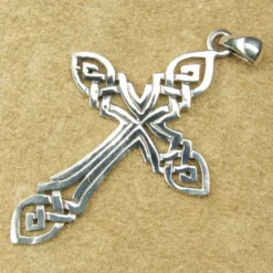 Keltisches Kreuz Schmuck Anhänger aus Silber 925