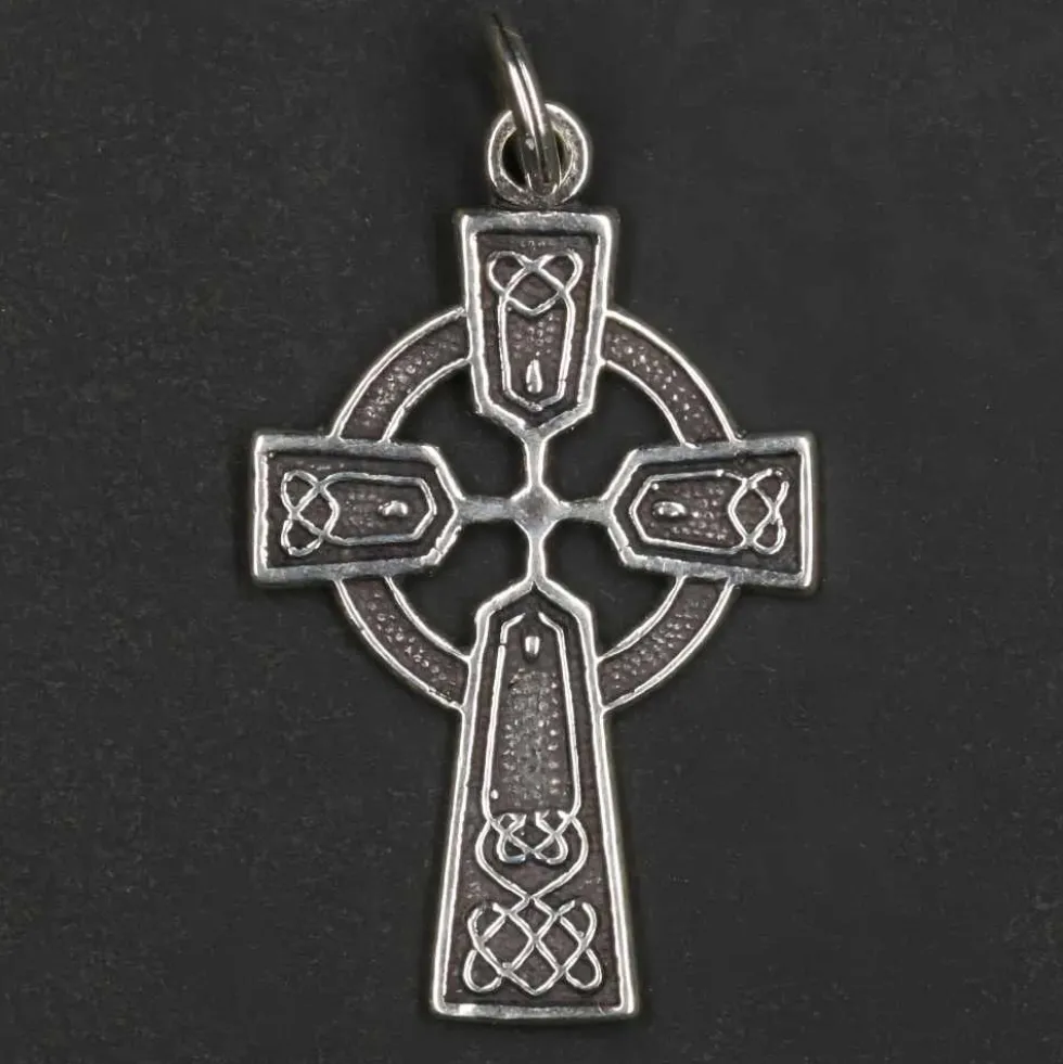 keltisches Kreuz Schmuck 925 Silber Kettenanhänger