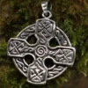 Keltisches Kreuz Schmuck Spirale Anhänger Keltenkreuz aus Silber 925