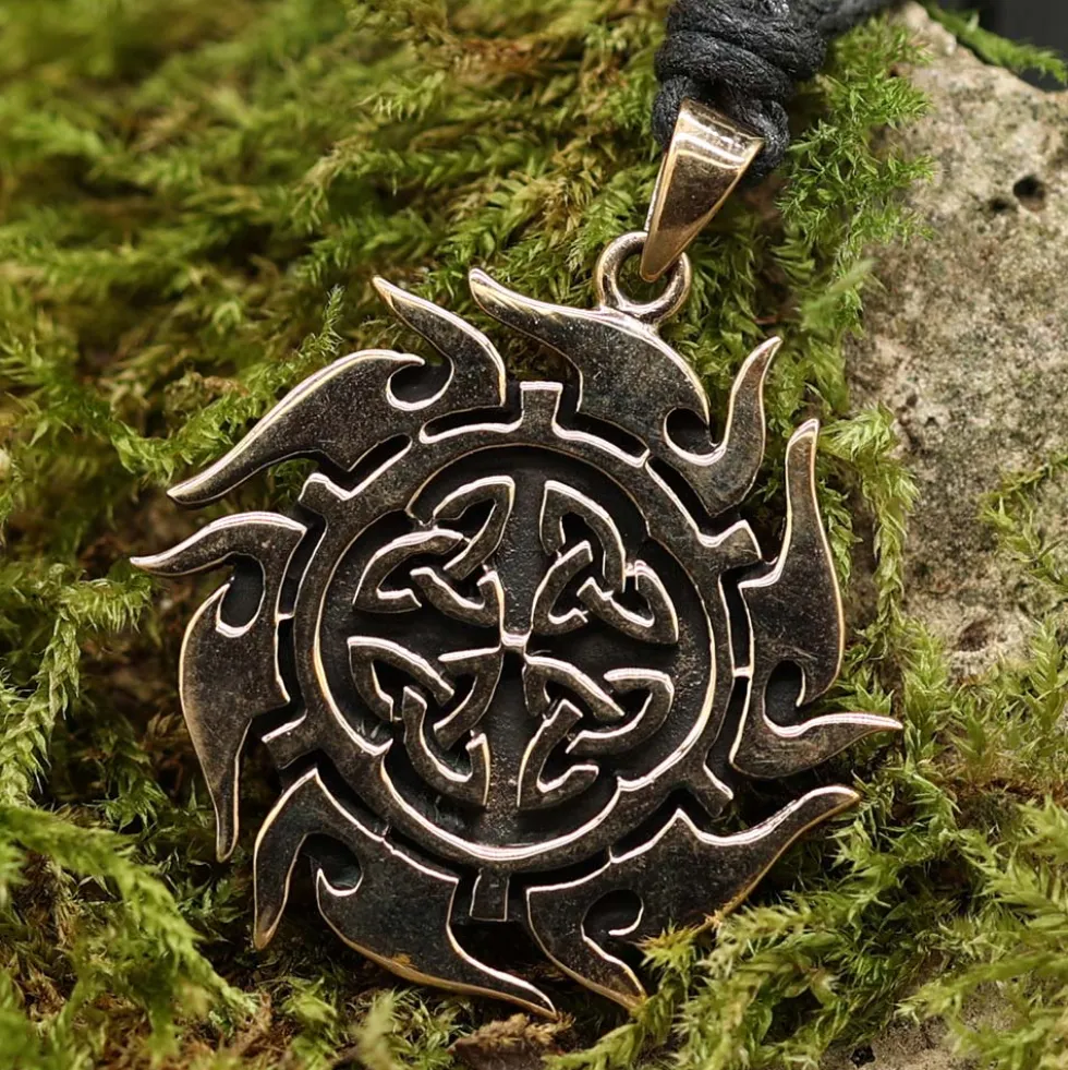 keltische Sonne Bronzeschmuck Anhänger