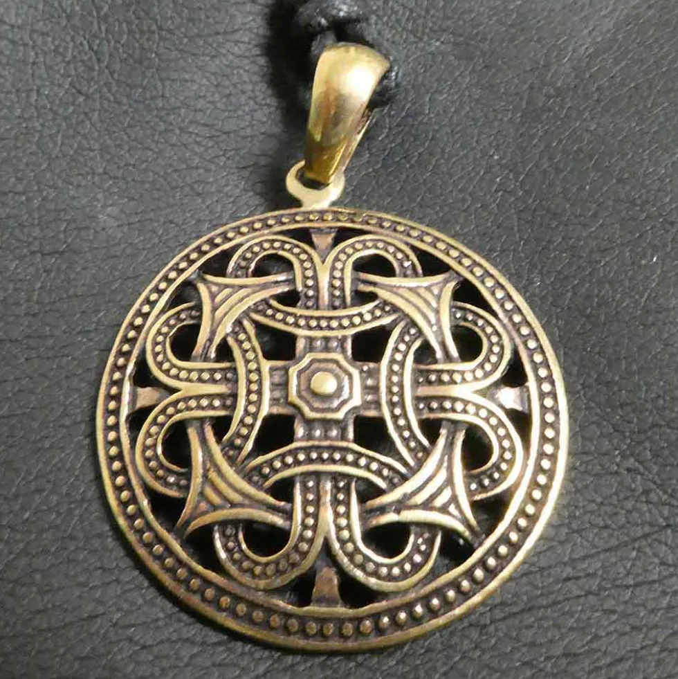 Keltisches Ornament Bronze Anhänger Schmuck