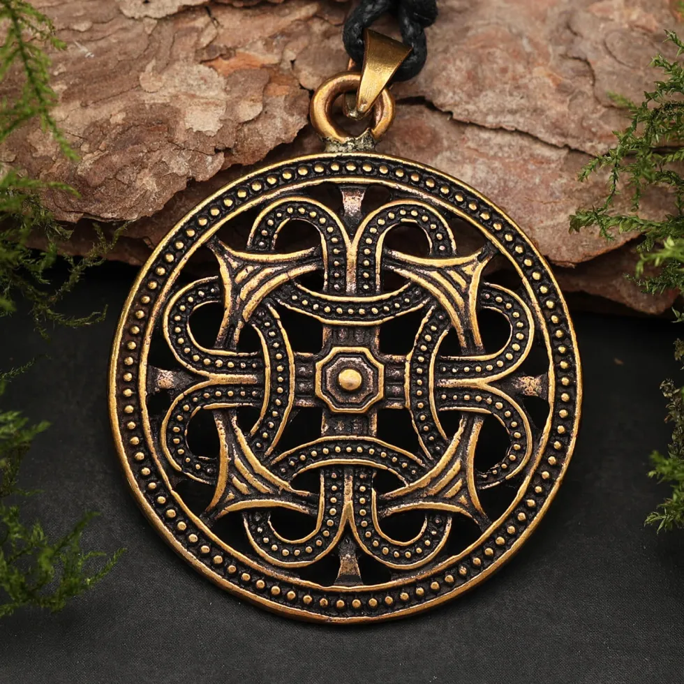 Keltisches Ornament Bronze Anhänger Schmuck