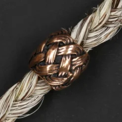 Kleine Bartperle Bronze Bartschmuck Wikinger Haarschmuck