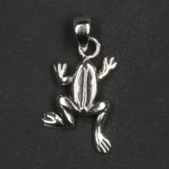 Kleiner Frosch Schmuck Kettenanhänger 925 Silber