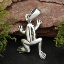Kleiner Frosch Schmuck Kettenanhänger 925 Silber