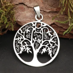 Kleiner Lebensbaum Schmuck 925 Silber Anhänger