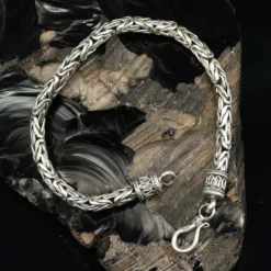 Königskette 4mm Armschmuck Silber Armband handgefertigt 925 Silber