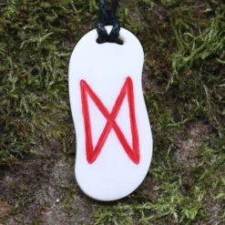Knochen Rune 23 dagaz - d Schmuck Anhänger